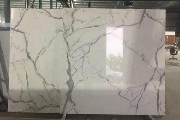  Đá trang trí ốp vách trắng vân mây